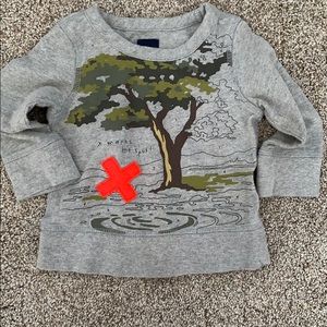 3/$20 BabyGap hidden treasure sweater